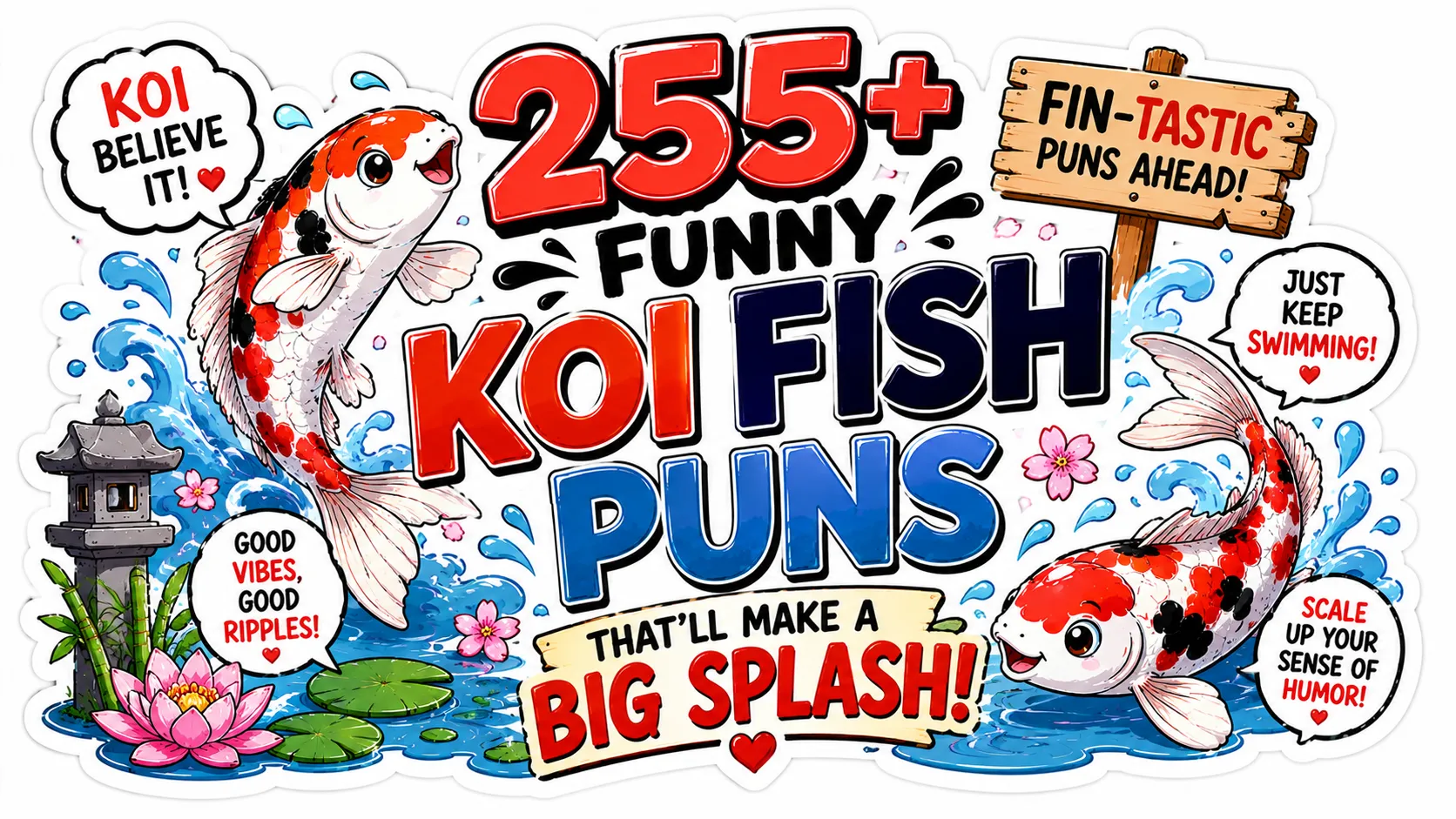 Funny Koi Fish Puns
