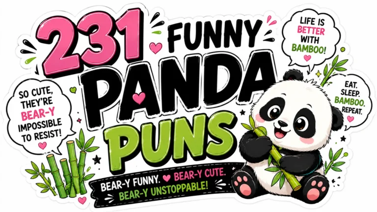 Funny Panda Puns