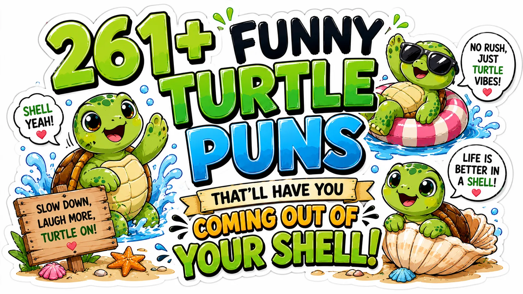 Funny Turtle Puns