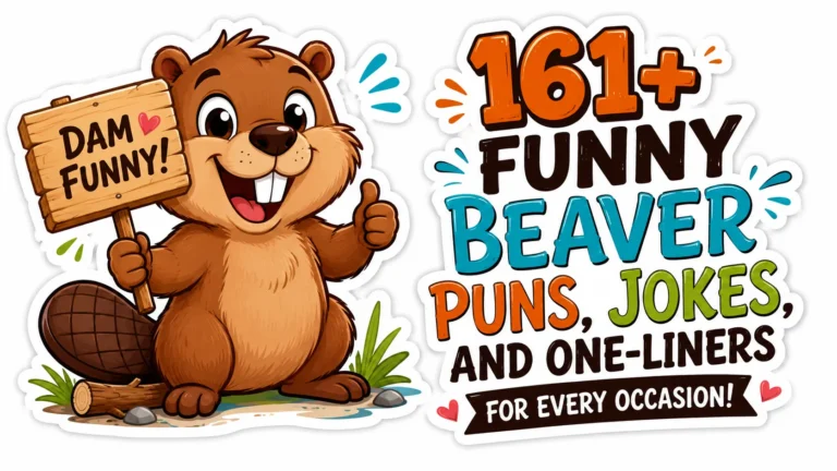 161+ Funny Beaver Puns, Jokes, and One-Liners for Every Occasion