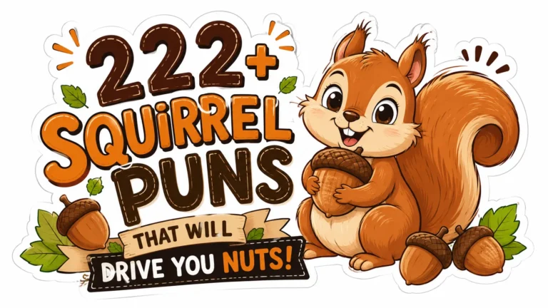 222+ Squirrel Puns That Will Drive You Nuts