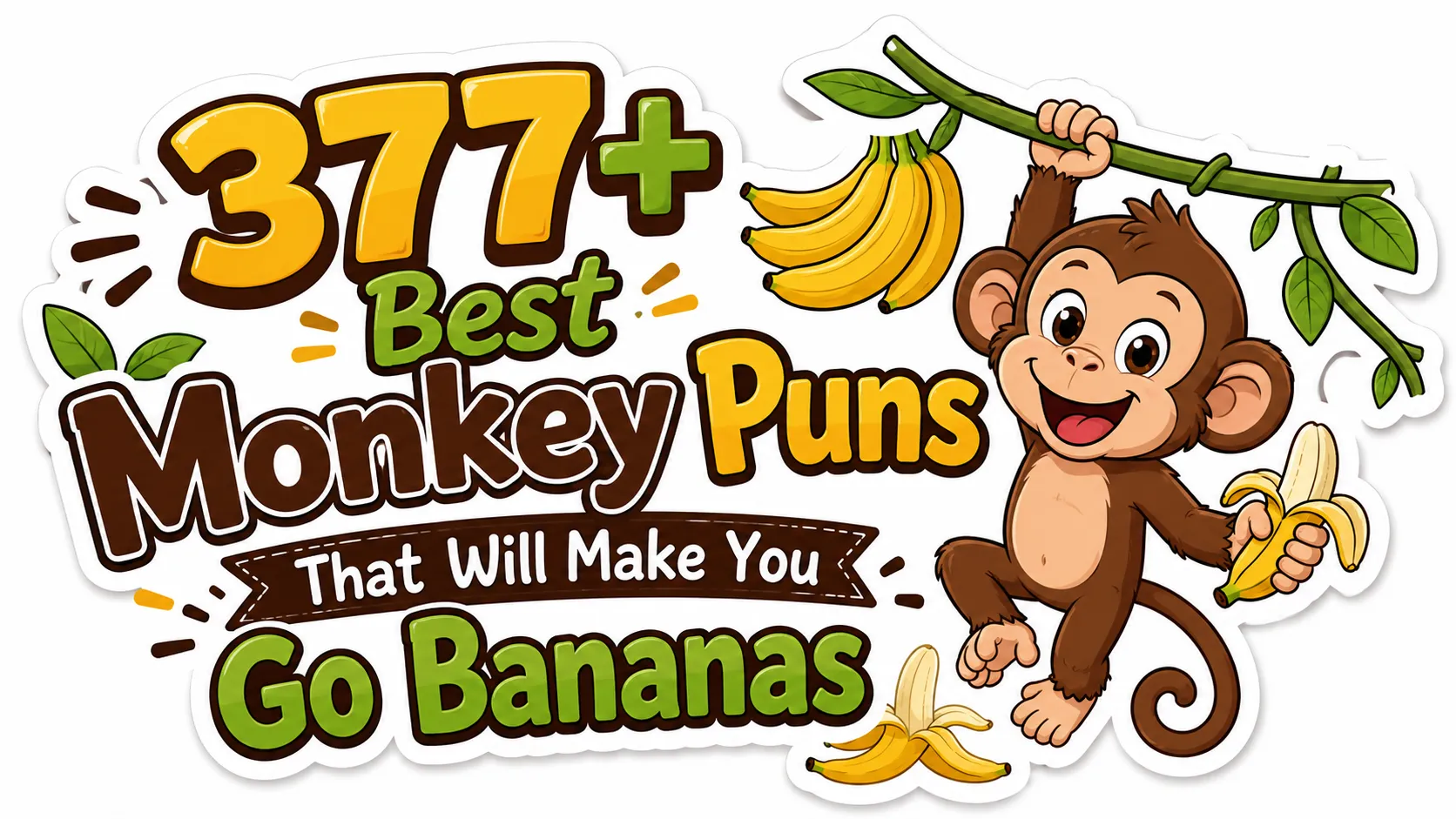 377+ Best Monkey Puns That Will Make You Go Bananas