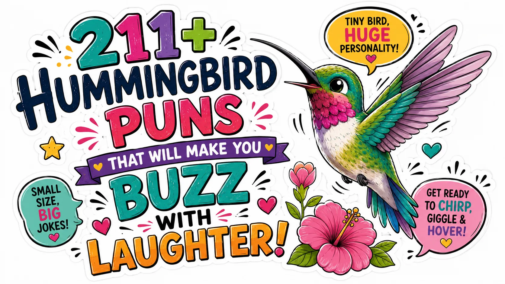 211+ Hummingbird Puns That Will Make You Buzz With Laughter