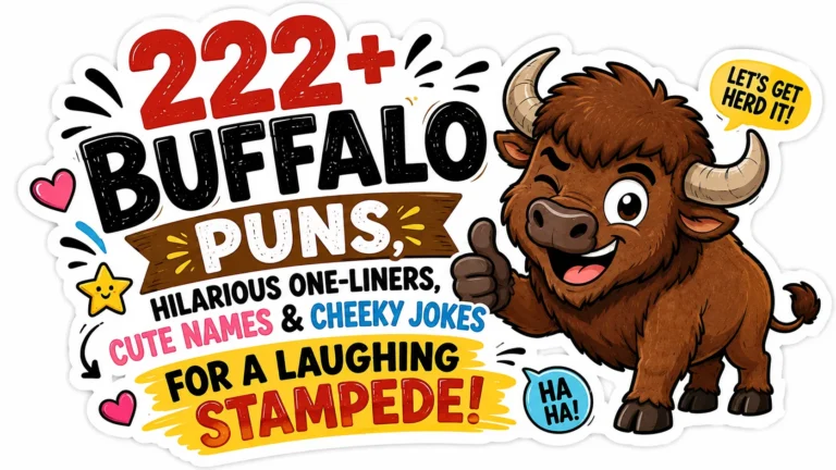 222+ Buffalo Puns for a Laughing Stampede 🦬