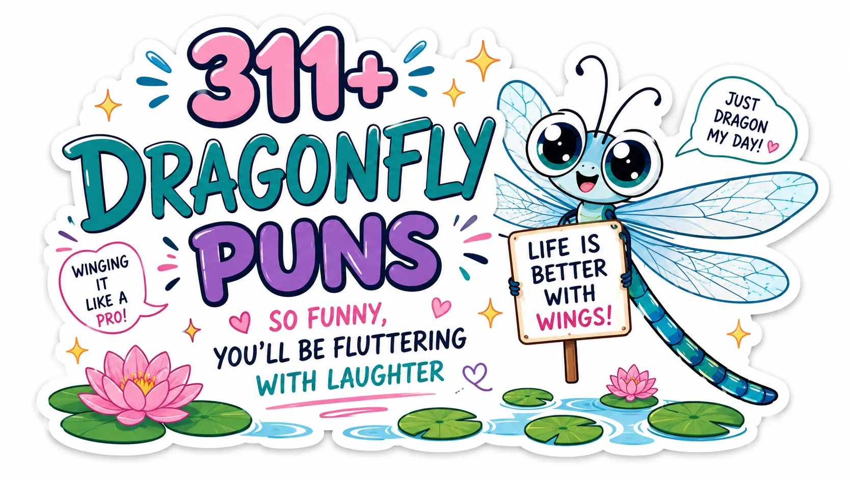 Funny Dragonfly Puns