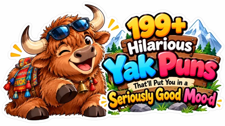 199+ Hilarious Yak Puns
