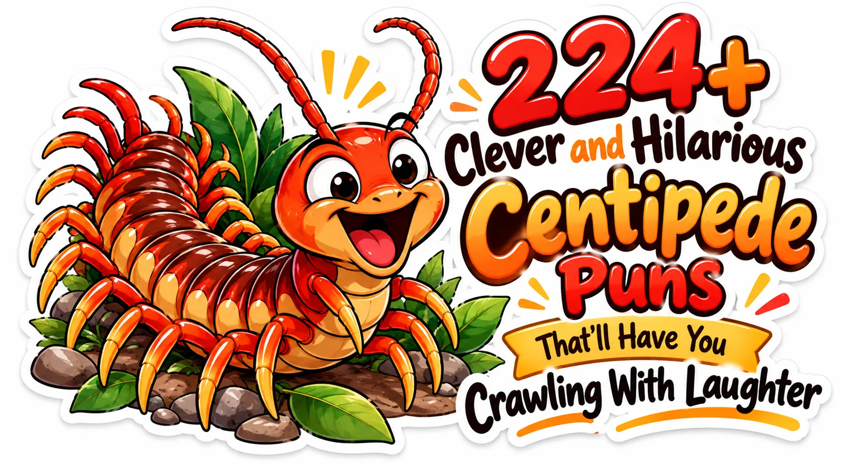 224+ Clever and Hilarious Centipede Puns
