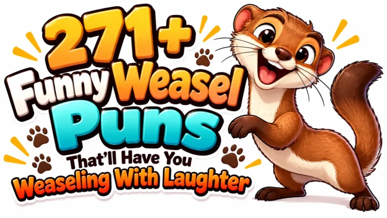 271+ Funny Weasel Puns