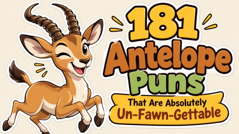 Antelope Puns That Are Absolutely Un-Fawn-Gettable