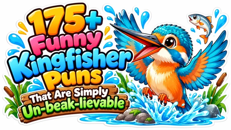 175+ Funny Kingfisher Puns That Are Simply Un-beak-lievable