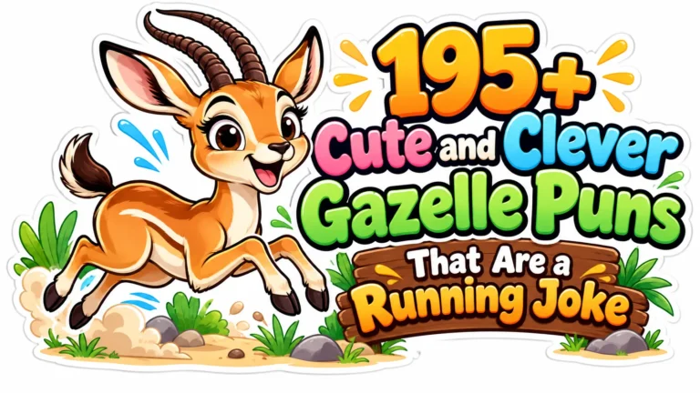 195+ Cute and Clever Gazelle Puns