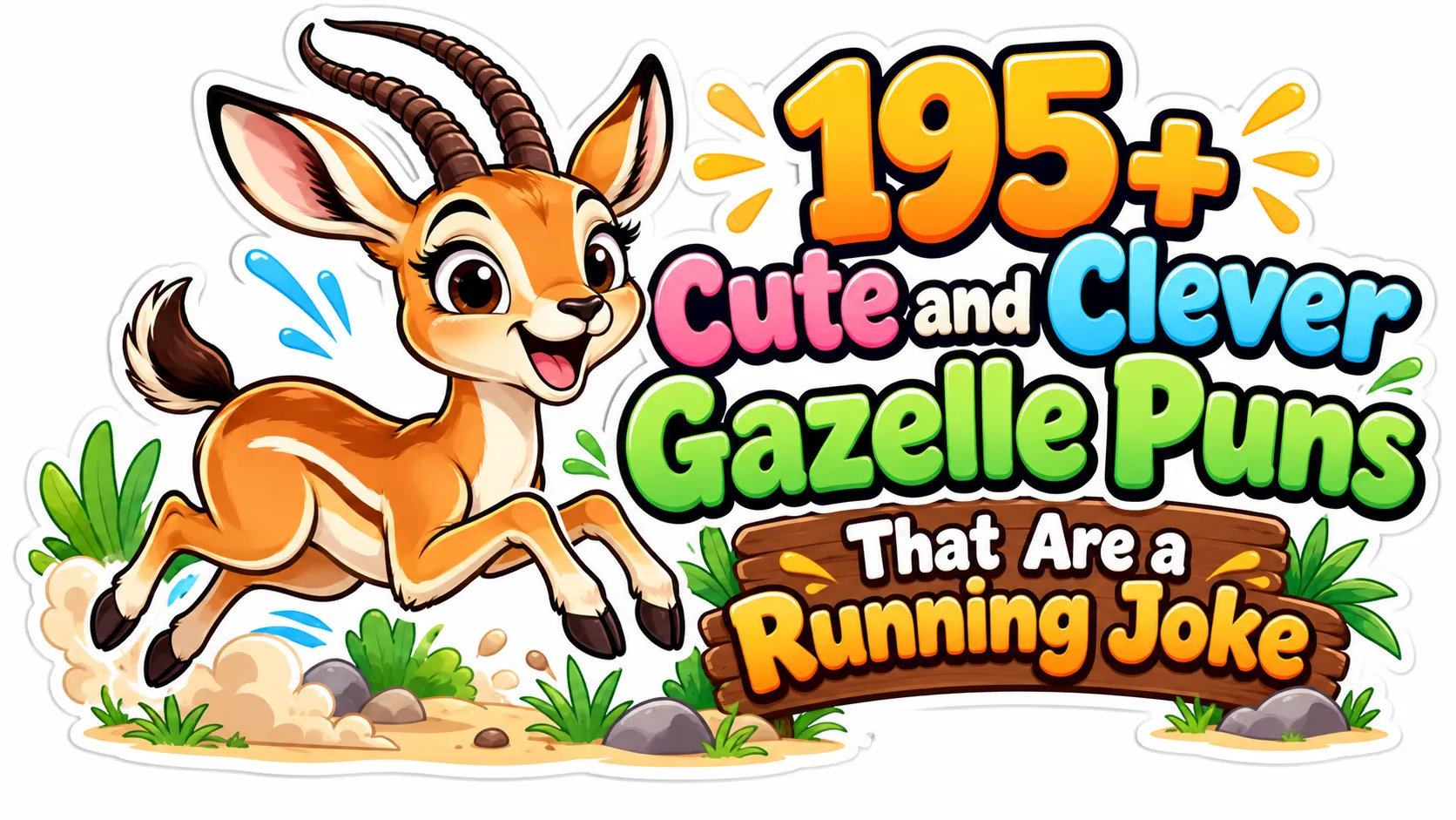 195+ Cute and Clever Gazelle Puns