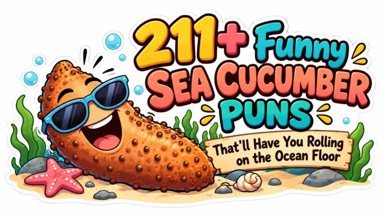 211+ Funny Sea Cucumber Puns